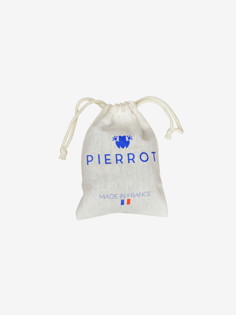 Pierrot - Étui à Couteaux Noir en Cuir