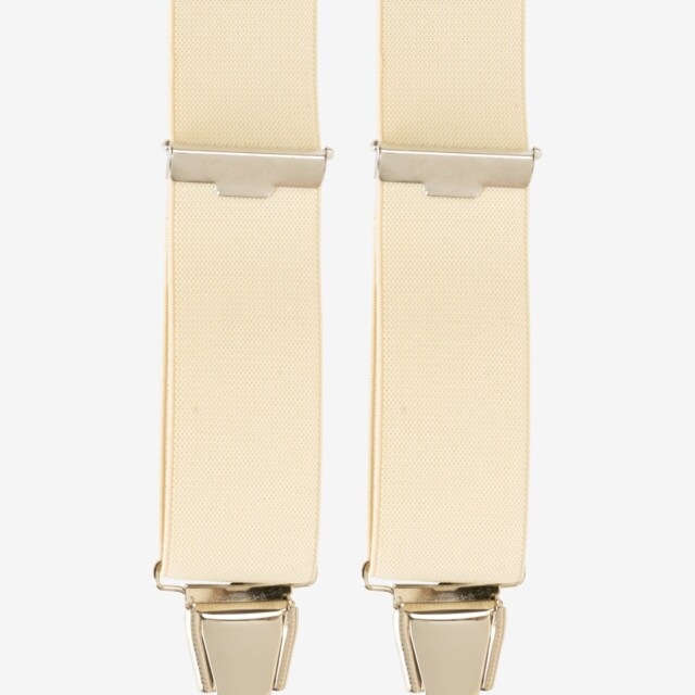 Pierrot - Bretelles Unies Classiques – Beige