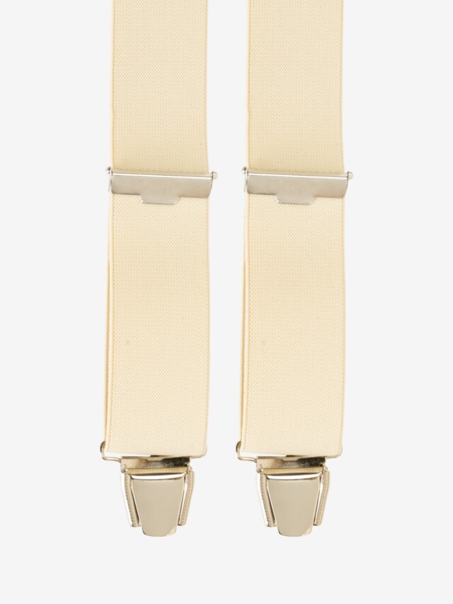 Pierrot - Bretelles Unies Classiques – Beige