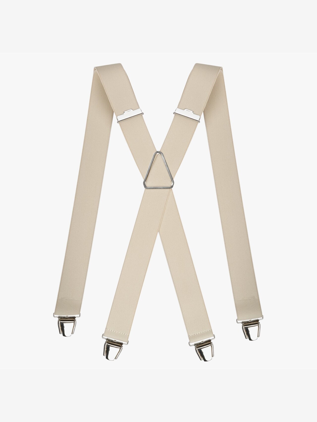 bretelles unies classiques 4154254 Pierrot - Bretelles Unies Classiques – Beige