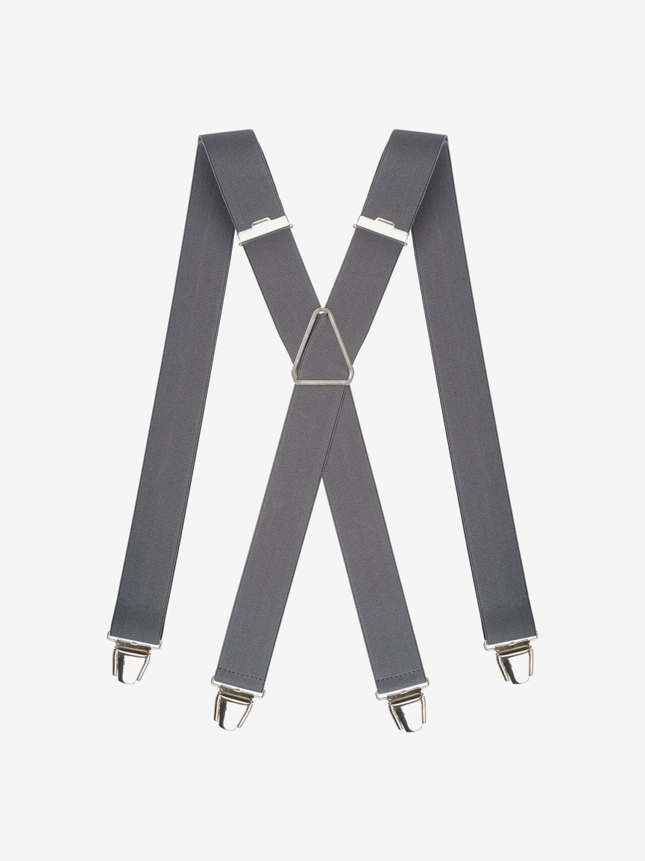 bretelles unies classiques 8671573 Pierrot - Bretelles Unies Classiques – Gris