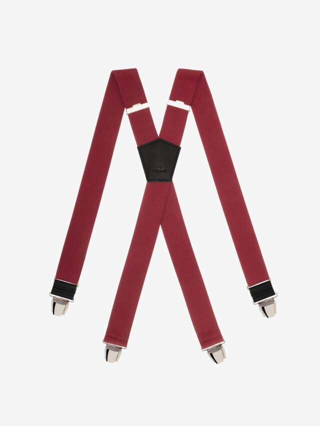 Pierrot - Bretelles Unies Finitions Cuir