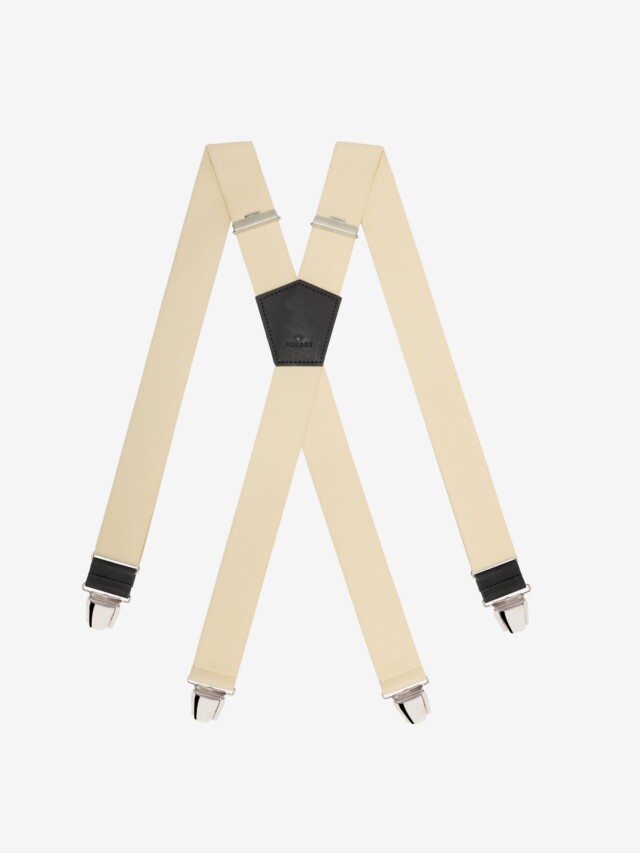 Bretelles Unies Finitions Cuir par la marque Pierrot Pierrot - Bretelles Unies Finitions Cuir