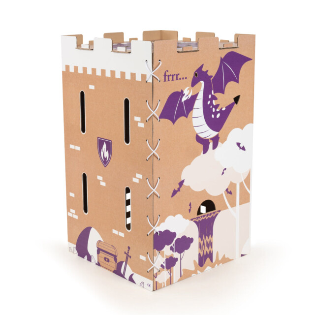 cachetoi - CACHE TOI cabane pliable made in France en carton - DONJON