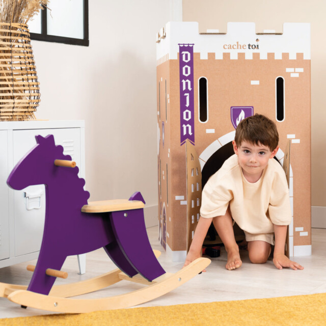 cachetoi - CACHE TOI cabane pliable made in France en carton - DONJON