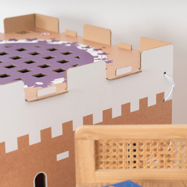 cachetoi - CACHE TOI cabane pliable made in France en carton - DONJON