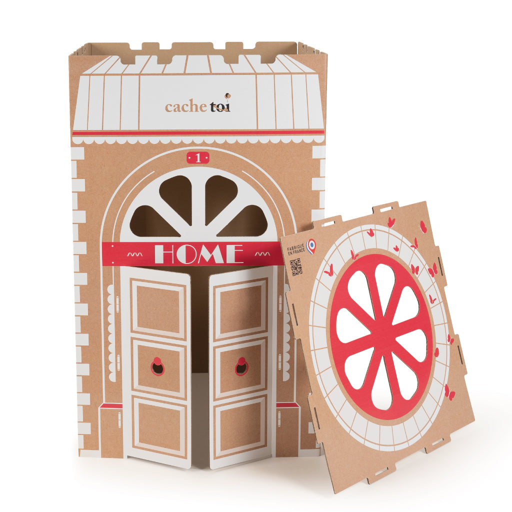 cachetoi - CACHE TOI cabane pliable made in France en carton - HOME