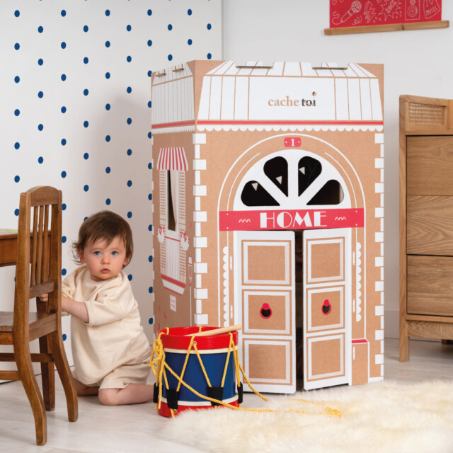 cachetoi - CACHE TOI cabane pliable made in France en carton - HOME