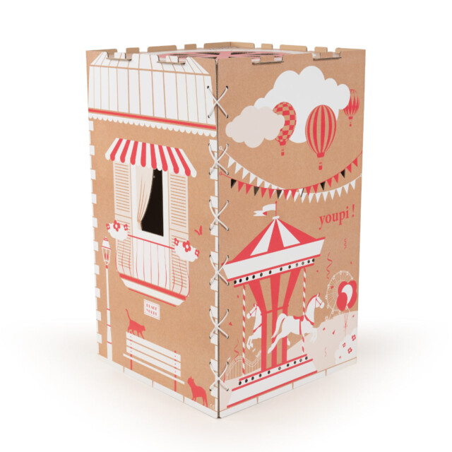 cachetoi - CACHE TOI cabane pliable made in France en carton - HOME