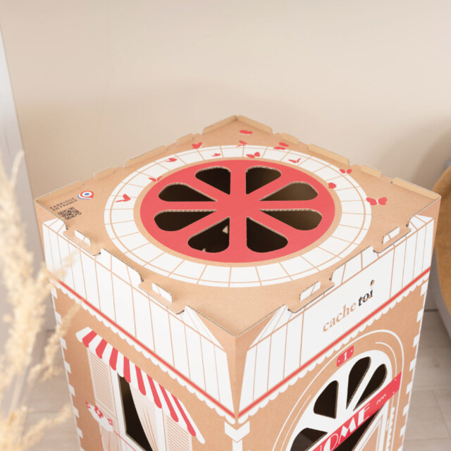 cachetoi - CACHE TOI cabane pliable made in France en carton - HOME