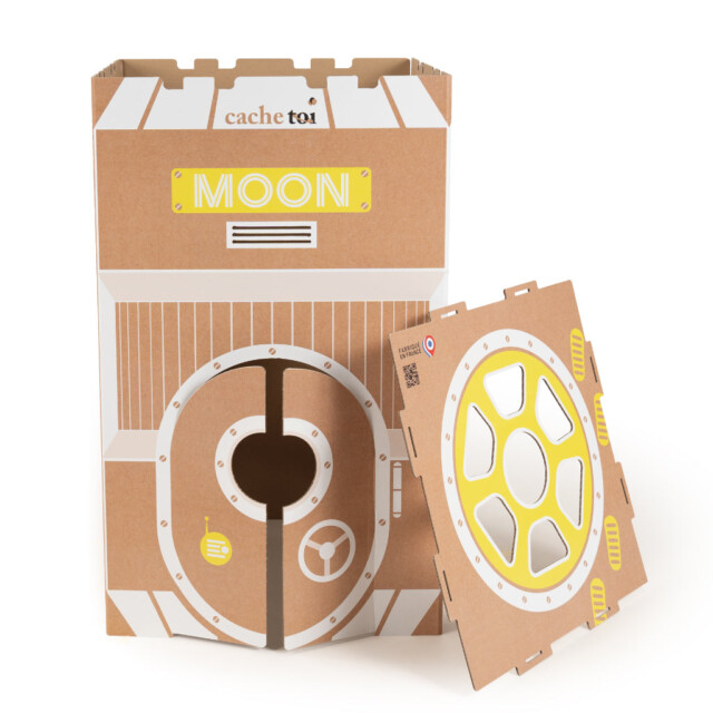 cache-toi - Cabane pliable MOON en carton cache-toi : Made in France