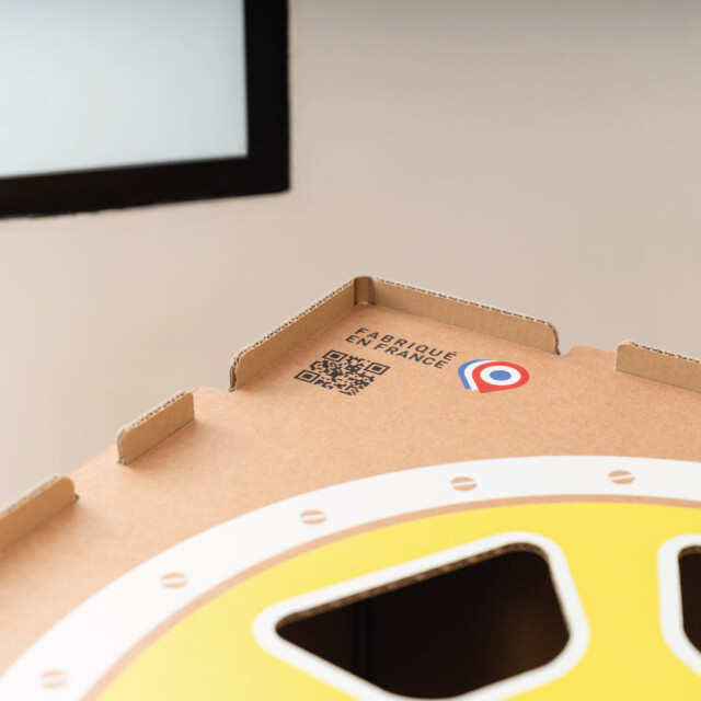cachetoi - Cabane pliable MOON en carton cache-toi : Made in France