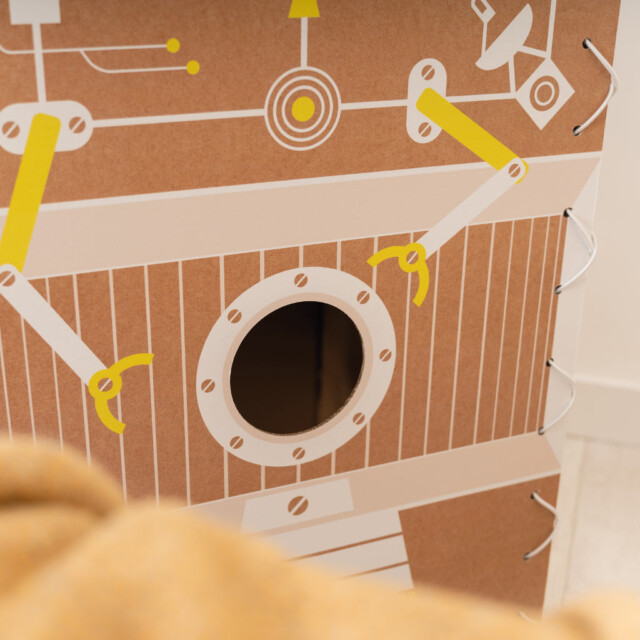 cachetoi - Cabane pliable MOON en carton cache-toi : Made in France