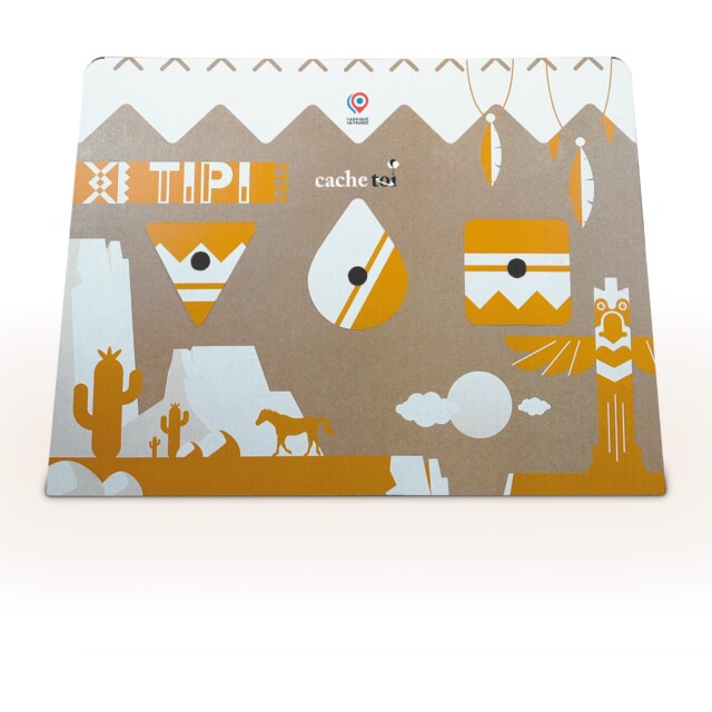 cachetoi - CACHE TOI cabane pliable made in France en carton - TIPI