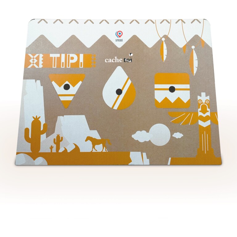 cachetoi - CACHE TOI cabane pliable made in France en carton - TIPI