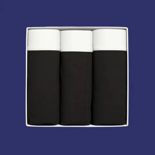 PALÂBA - Cadeau coffret homme | Slip noir – XL