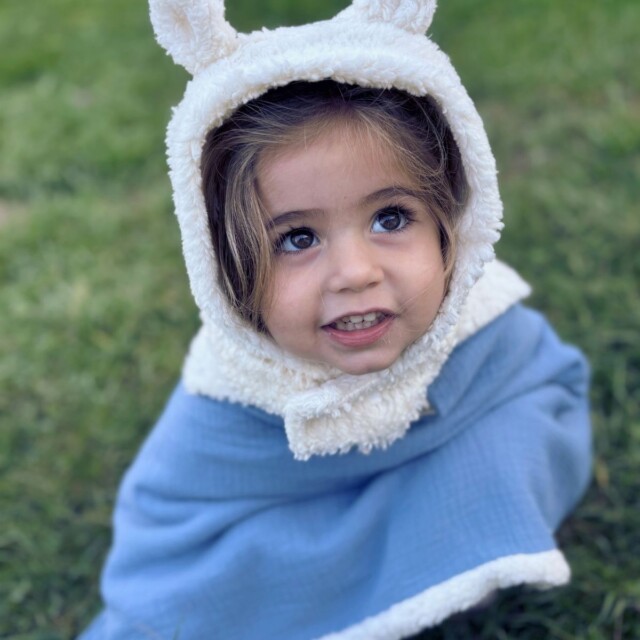 Petit Pote - Cagoule bébé & enfant / Coton – 1-4 ans / Ecru