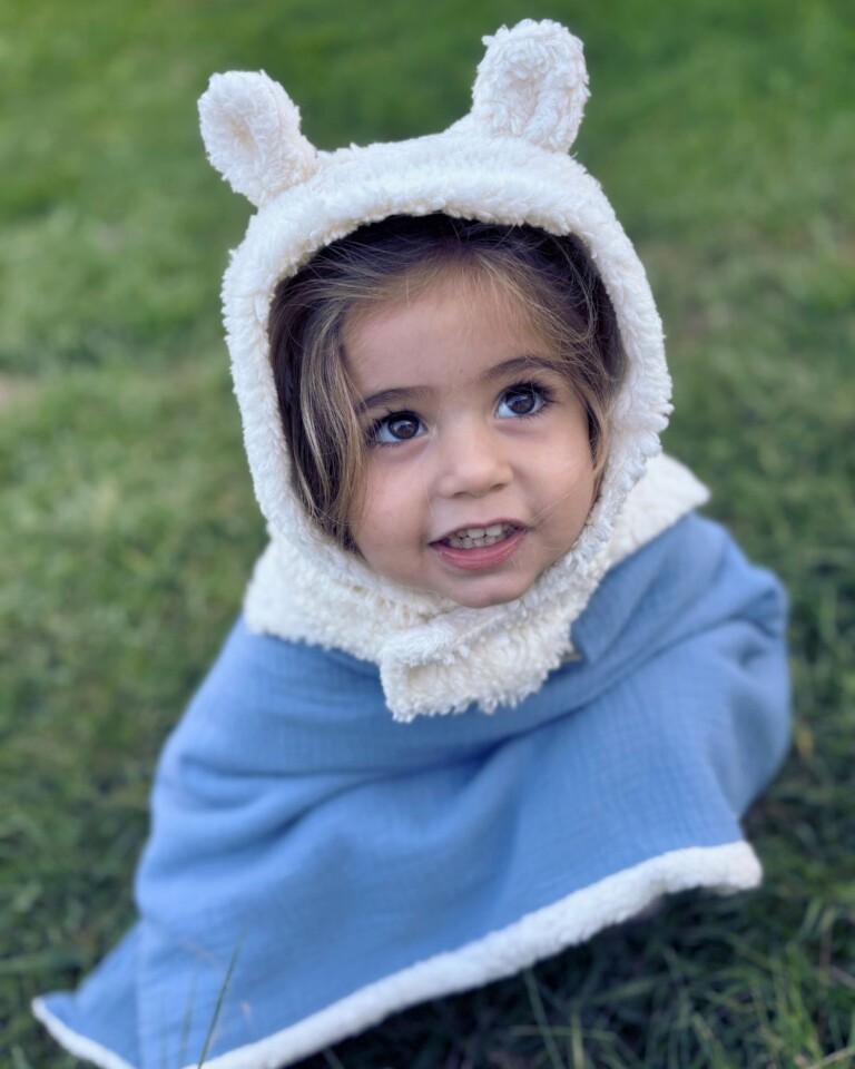 Petit Pote - Cagoule bébé & enfant / Coton – 1-4 ans / Ecru