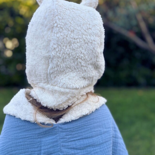 Petit Pote - Cagoule bébé & enfant / Coton – 1-4 ans / Ecru
