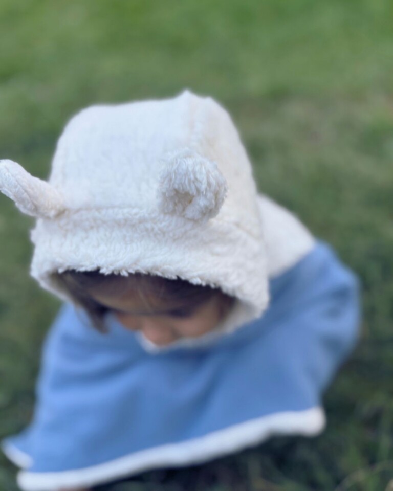 Petit Pote - Cagoule bébé & enfant / Coton – 1-4 ans / Ecru