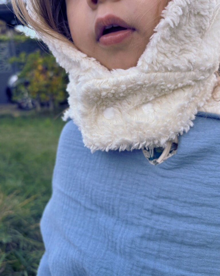 Petit Pote - Cagoule bébé & enfant / Coton – 1-4 ans / Ecru