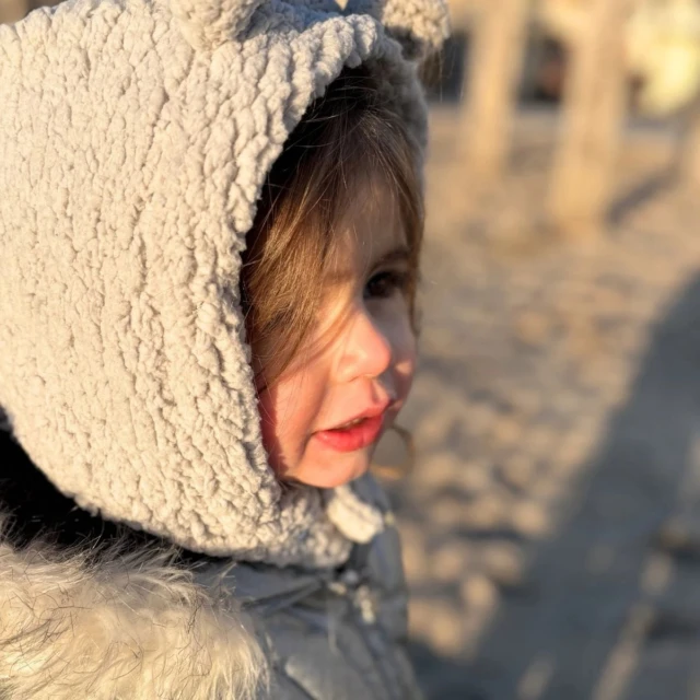 Petit Pote - Cagoule Ourson bébé & enfant – 1-4 ans / Beige