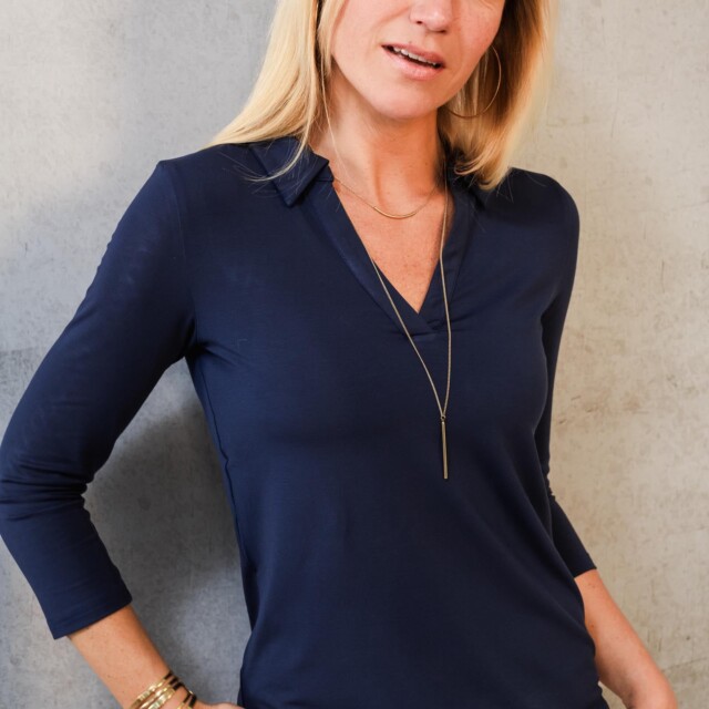Thelma Rose - Polo-chemise Candice – 44 / Noir
