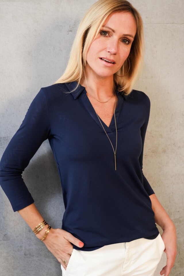Thelma Rose - Polo-chemise Candice – 44 / Noir