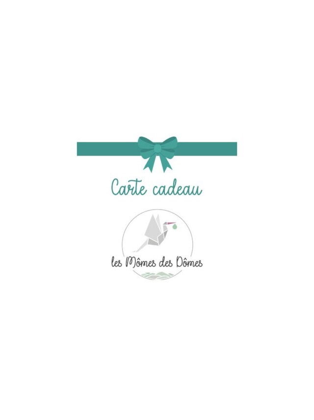 Carte cadeau par la marque Les Mômes des Dômes Les Mômes des Dômes - Carte cadeau