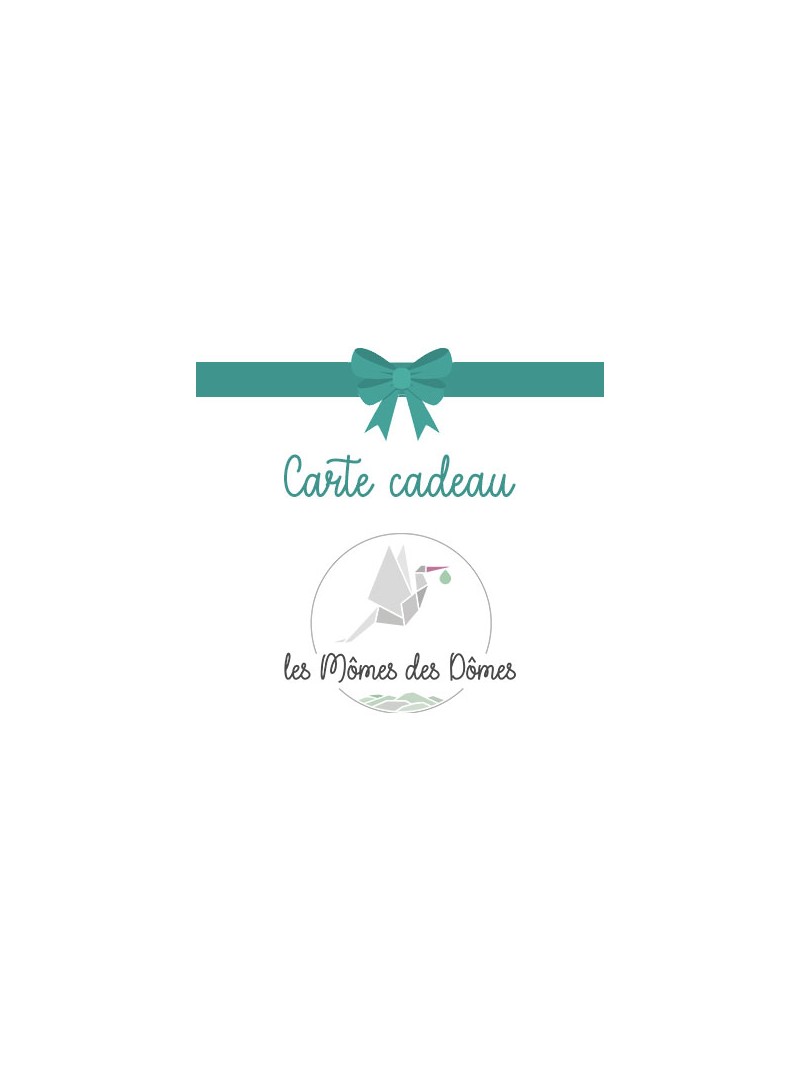 carte cadeau Les Mômes des Dômes - Carte cadeau