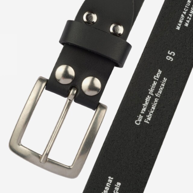 Pierrot - Ceinture en cuir – Noir / 130