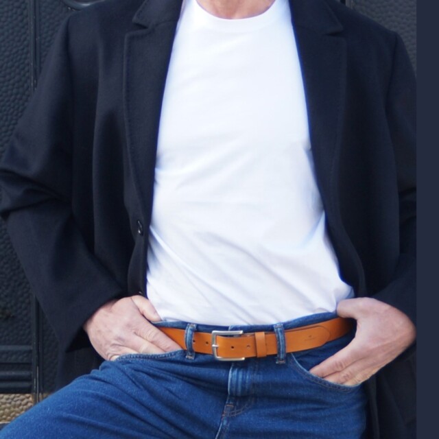 Pierrot - Ceinture en cuir – Camel / 130