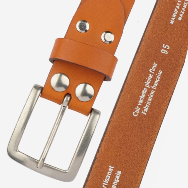 Pierrot - Ceinture en cuir – Camel / 130