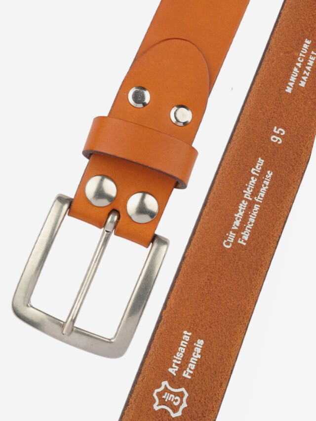 Pierrot - Ceinture en cuir – Camel / 130