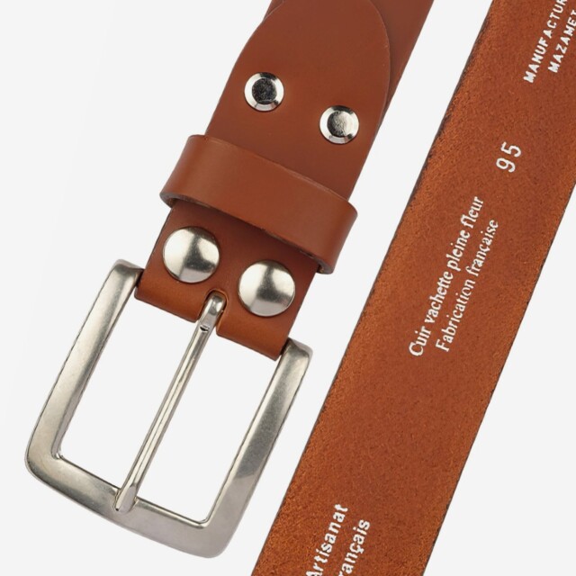 Pierrot - Ceinture en cuir – Cognac / 130