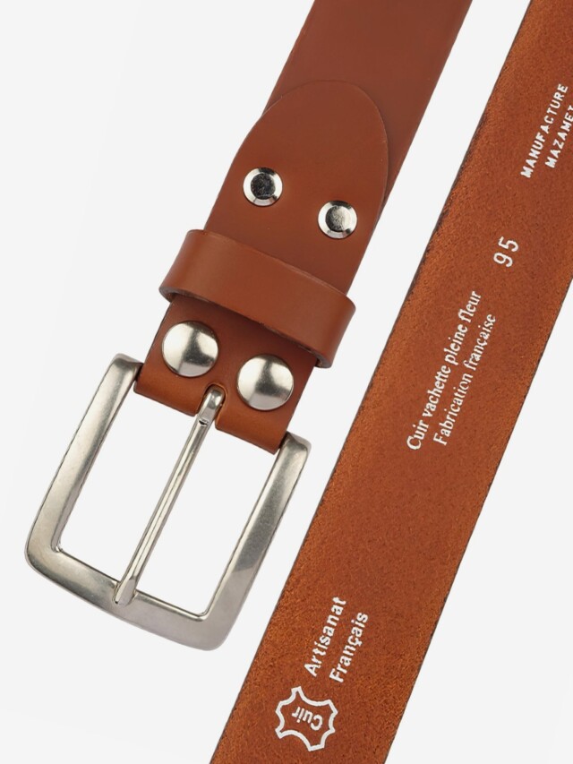 Pierrot - Ceinture en cuir – Cognac / 130
