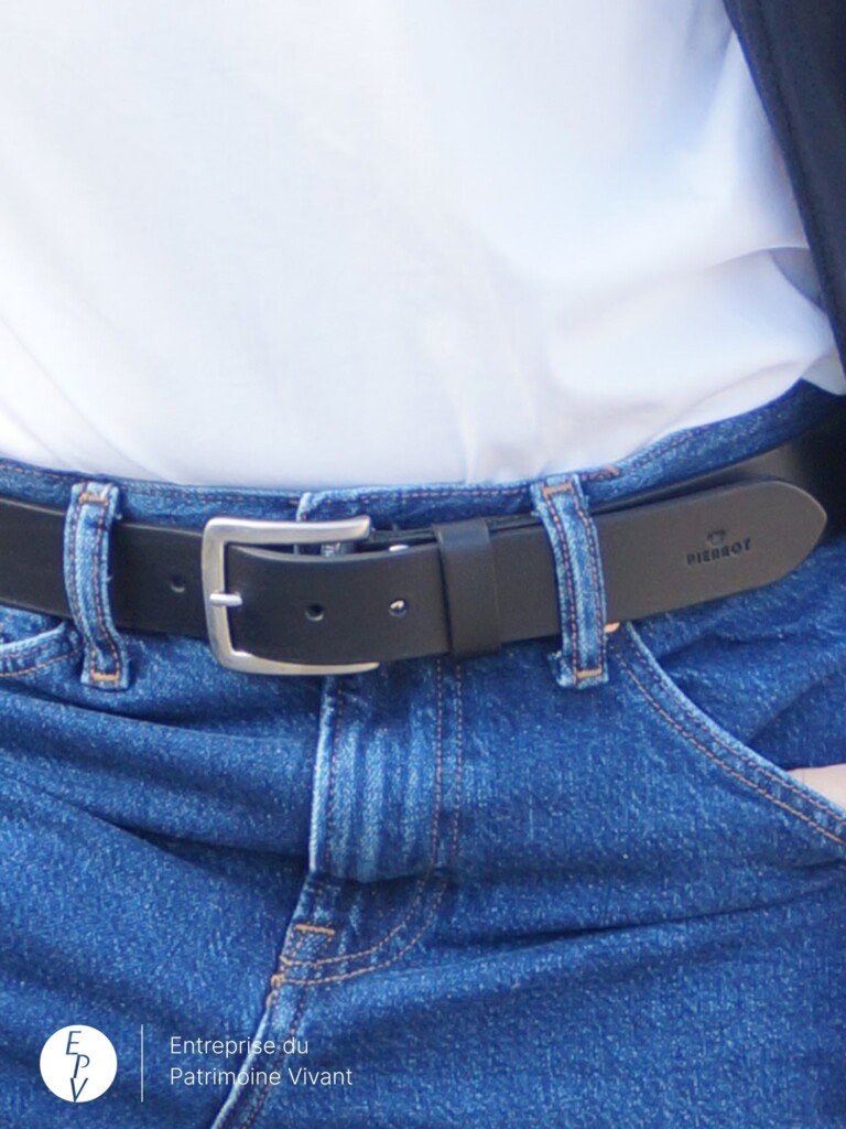 Pierrot - Ceinture en cuir – Noir / 130