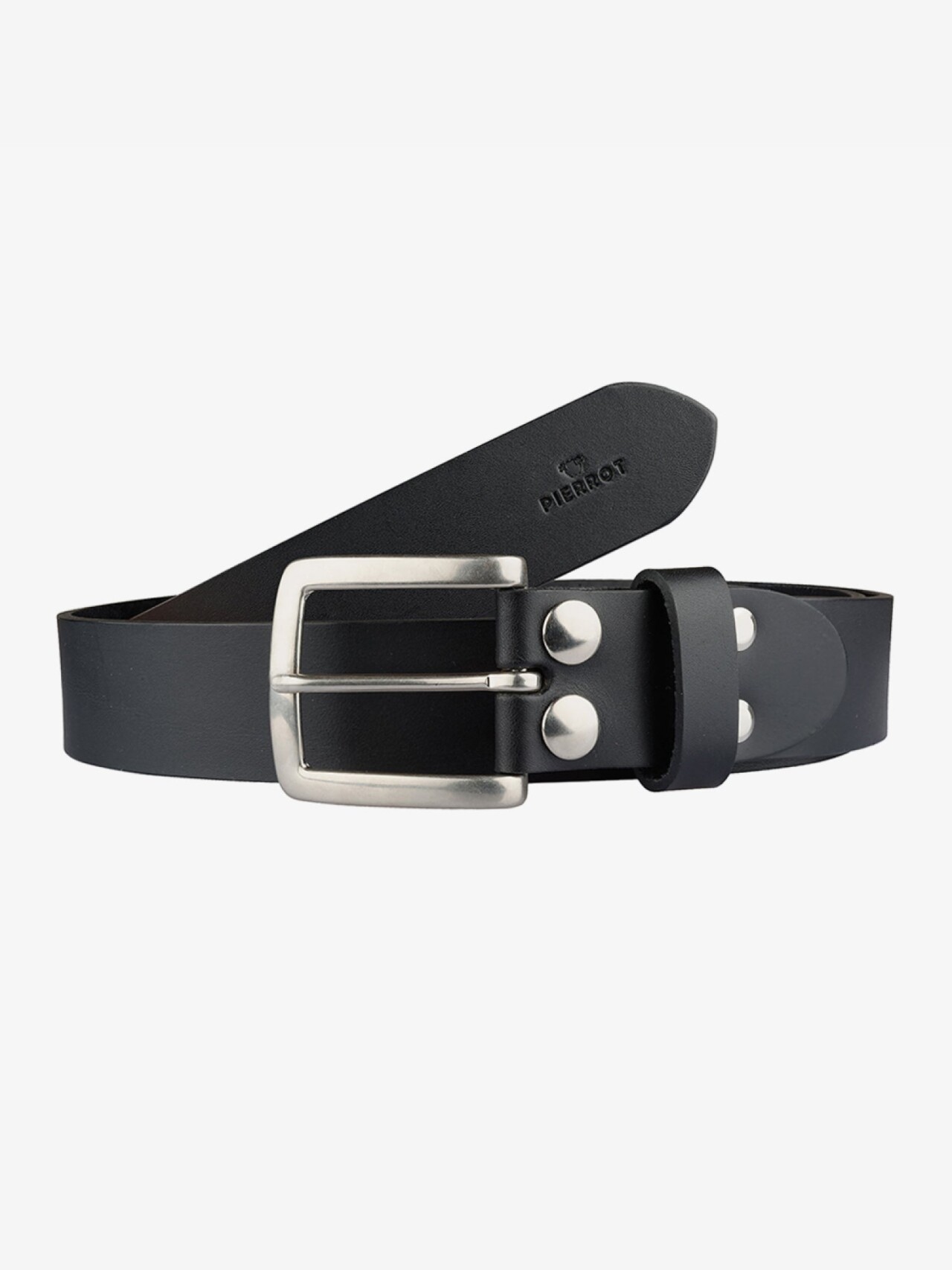 ceinture en cuir 9616385 Pierrot - Ceinture en cuir – Noir / 130