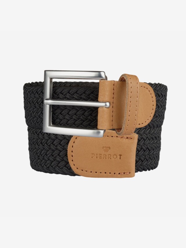 Ceinture Tressée Noir par la marque Pierrot Pierrot - Ceinture Tressée Noir