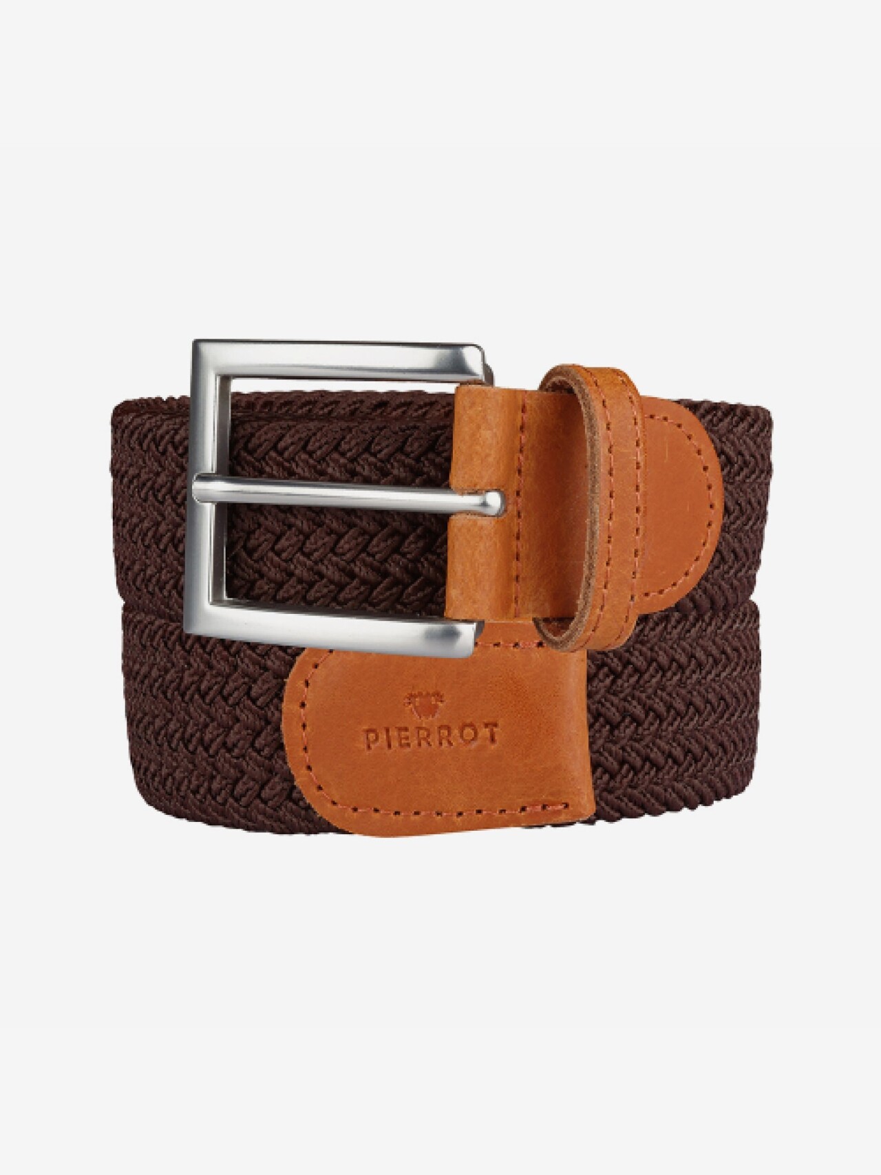ceinture tressee 8042480 Pierrot - Ceinture Tressée Marron – Marron / L (44-52)