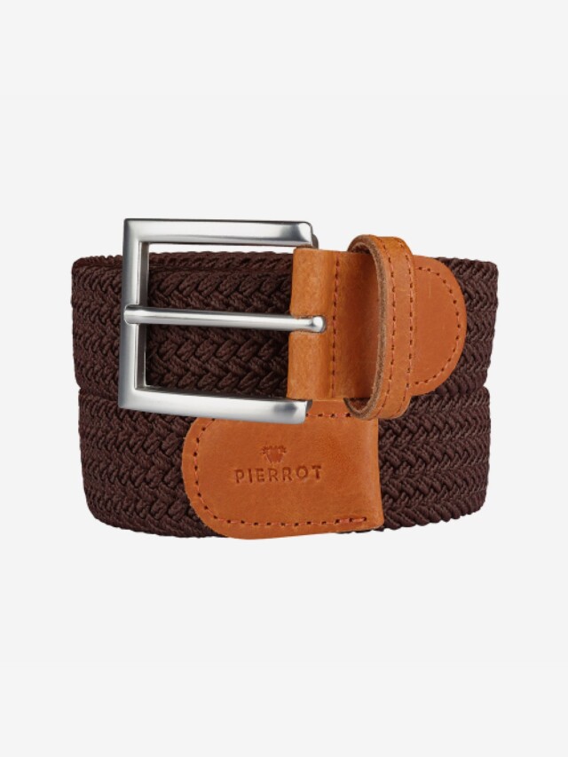 Ceinture Tressée Marron par la marque Pierrot Pierrot - Ceinture Tressée Marron