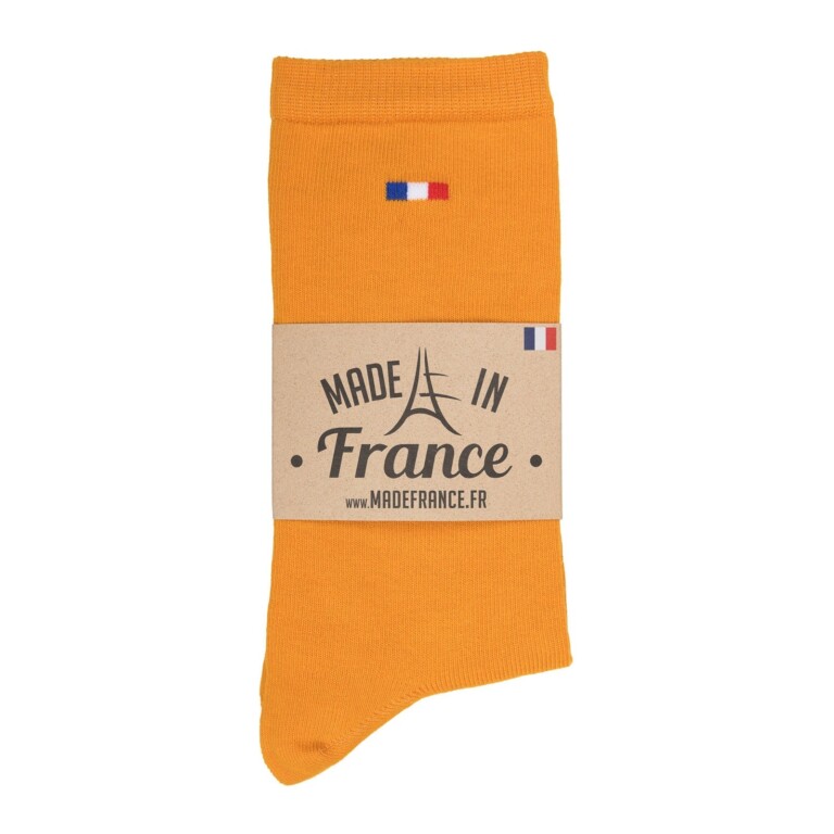 PALÂBA - Chaussette française - Orange – 35/38