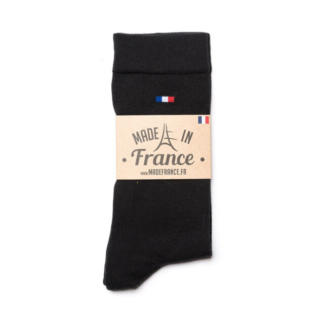 PALÂBA - Chaussette Made In France - Noire – 43/46