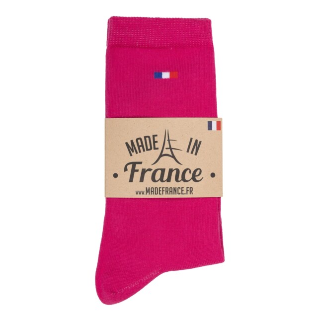 PALÂBA - Chaussette Made In France - Rose foncé – 35/38