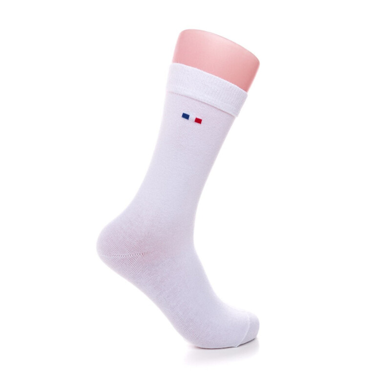 PALÂBA - Chaussettes homme blanches - Lot de 3 – 39/42 / 39/42 / 39/42