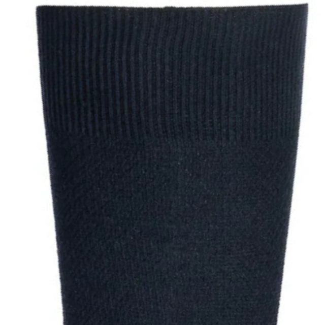 Maison Broussaud - Les Mailles Piquées - chaussettes homme - coton marine – 43/46 / Marine