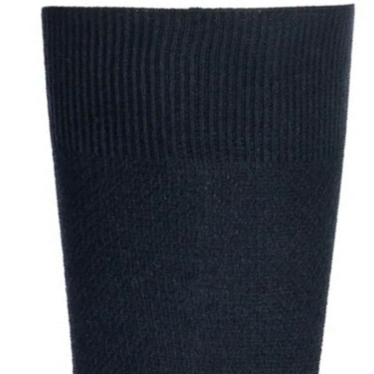 Maison Broussaud - Les Mailles Piquées - chaussettes homme - coton marine – 39/42 / Marine