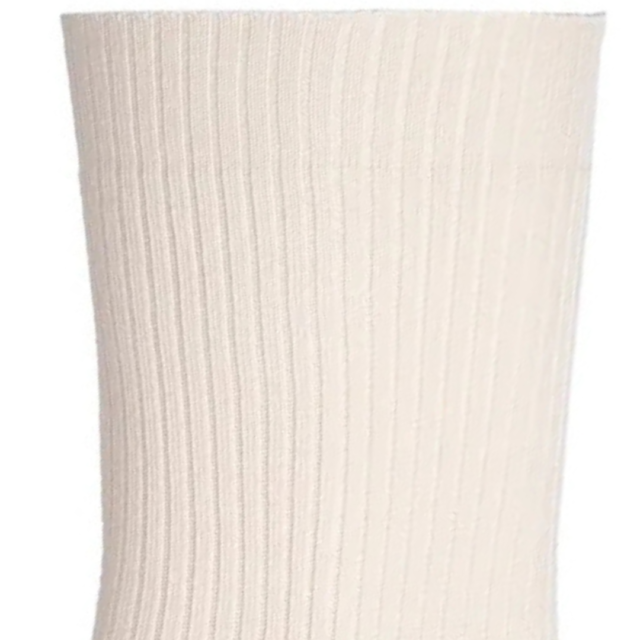 Maison Broussaud - Les non-comprimantes - chaussettes femme - coton beige – 39/41 / Beige