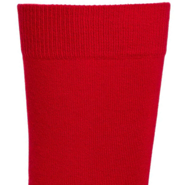 Maison Broussaud - Les unies - chaussettes homme - coton rouge – 43/46 / ROUGE