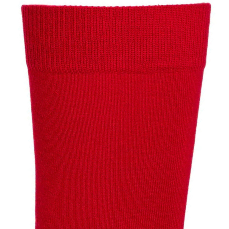Maison Broussaud - Les unies - chaussettes homme - coton rouge – 43/46 / ROUGE